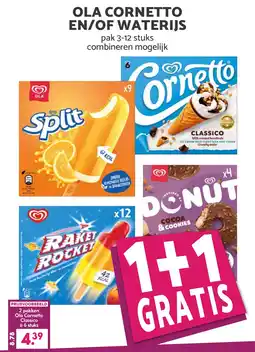 De Boerenschuur Ola cornetto en, of waterijs aanbieding