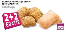 De Boerenschuur Pompoenbroodje en, of mini ciabatta aanbieding