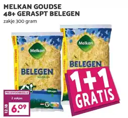 De Boerenschuur Melkan goudse 48+ geraspt belegen aanbieding