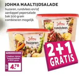 De Boerenschuur Johma maaltijdsalade aanbieding