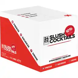Jumbo 24ICE Slush Cocktail Strawberry Daiquiri 200ML aanbieding