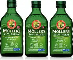 Amazon Möller's Omega 3-levertraan natuur (250 ml) - 3-pack aanbieding