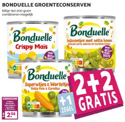 De Boerenschuur Bonduelle groenteconserven aanbieding