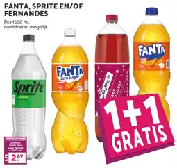 De Boerenschuur Fanta, sprite en/of fernandes aanbieding