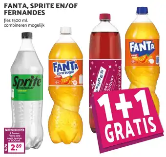 De Boerenschuur Fanta, sprite en/of fernandes aanbieding