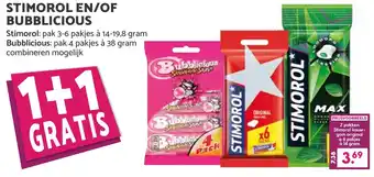 De Boerenschuur Stimorol en/of bubblicious aanbieding