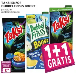 De Boerenschuur Taksi en/of dubbelfrisss boost aanbieding