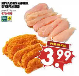 De Boerenschuur Kiphaasjes naturel of gepaneerd aanbieding