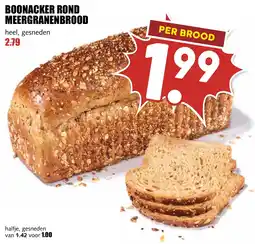 De Boerenschuur Boonacker rond meergranenbrood aanbieding