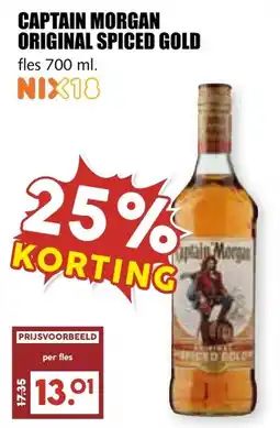 De Boerenschuur Captain morgan original spiced gold aanbieding