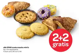 Spar Alle spar zoete snacks mini's aanbieding
