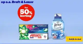 Bol.com op o.a. Dreft & Lenor aanbieding