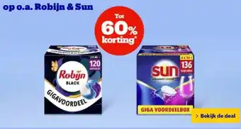 Bol.com op o.a. Robijn & Sun aanbieding
