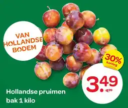 Spar Hollandse pruimen aanbieding