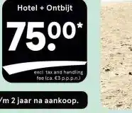 Etos Hotelovernachting voor 2 personen. aanbieding