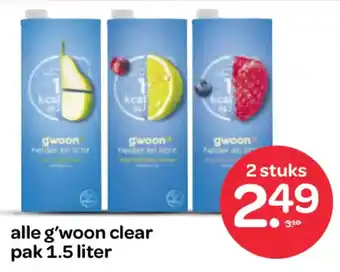Spar Alle g'woon clear aanbieding