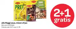 Spar Alle maggi saus, mixen of jus aanbieding
