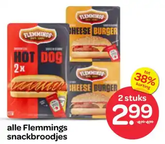 Spar Alle flemmings snackbroodjes aanbieding