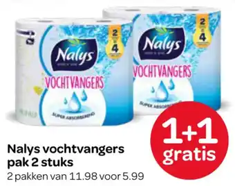 Spar Nalys vochtvangers aanbieding