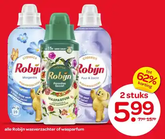 Spar Alle robijn wasverzachter of wasparfum aanbieding