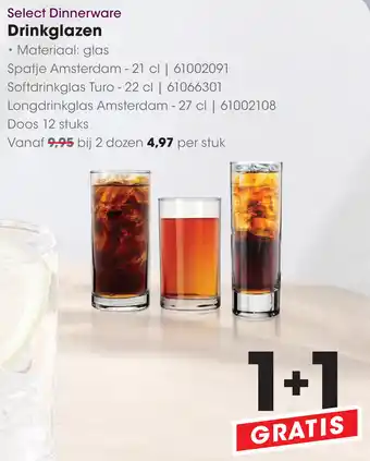 HANOS Select Dinnerware Drinkglazen aanbieding