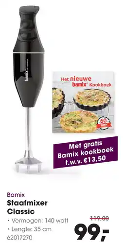 HANOS Bamix Staafmixer Classic aanbieding