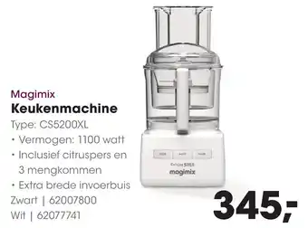 HANOS Magimix Keukenmachine aanbieding