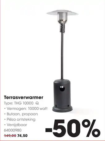 HANOS Terrasverwarmer aanbieding