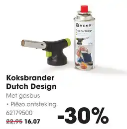 HANOS Koksbrander Dutch Design aanbieding