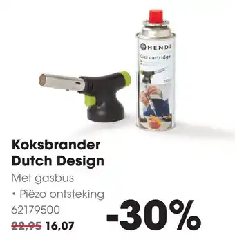 HANOS Koksbrander Dutch Design aanbieding