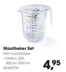 HANOS Maatbeker Set aanbieding