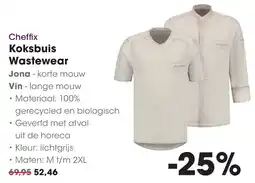 HANOS Cheffix Koksbuis Wastewear aanbieding