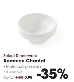 HANOS Select Dinnerware Kommen Chantal aanbieding