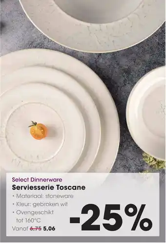 HANOS Select Dinnerware Serviesserie Toscane aanbieding