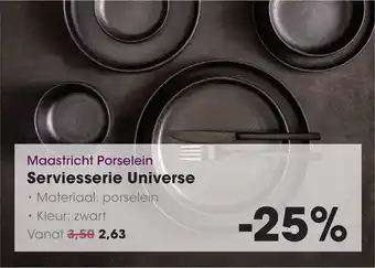 HANOS Maastricht Porselein Serviesserie Universe aanbieding