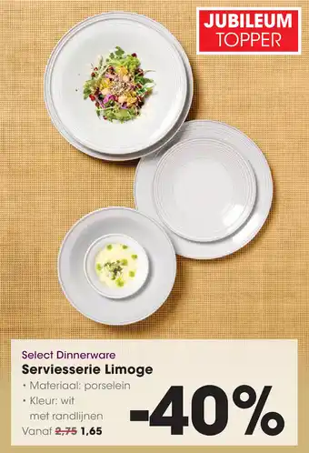 HANOS Select Dinnerware Serviesserie Limoge aanbieding