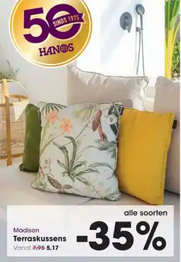 HANOS Madison Terraskussens aanbieding