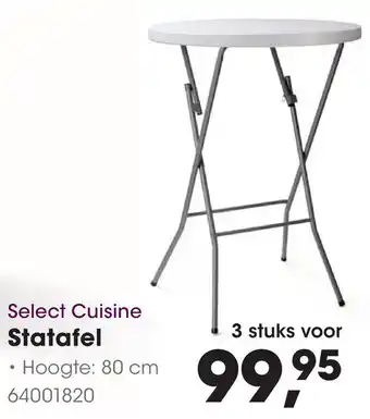 HANOS Select Cuisine Statafel aanbieding