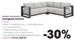 HANOS Garden Impressions Loungeset Levanto aanbieding