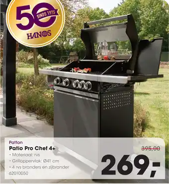 HANOS Patton Patio Pro Chef 4+ aanbieding