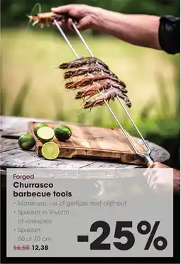 HANOS Forged Churrasco barbecue tools aanbieding