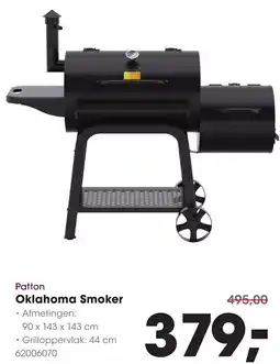 HANOS Patton Oklahoma Smoker aanbieding