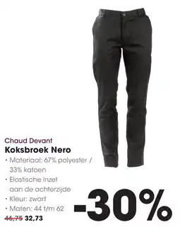 HANOS Chaud Devant Koksbroek Nero aanbieding