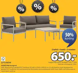 Jysk Jutlandia oddesund loungeset aanbieding