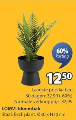 Jysk Lomvi bloembak aanbieding