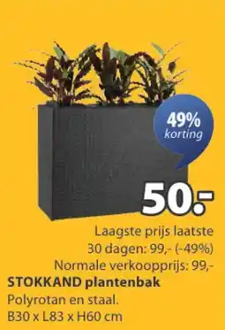 Jysk Stokkand plantenbak aanbieding