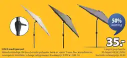 Jysk Halk marktparasol aanbieding