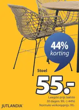 Jysk Jutlandia ilderhuse stoelen aanbieding