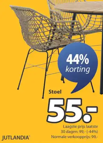 Jysk Jutlandia ilderhuse stoelen aanbieding