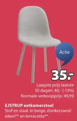 Jysk Ejstrup eetkamerstoel aanbieding